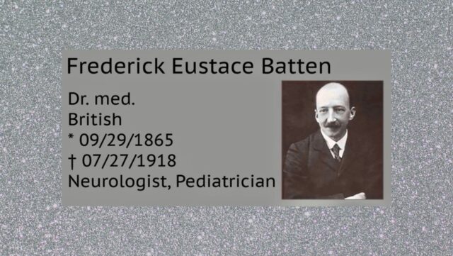 Dr Frederick Eustac Batten Neurologist and pediatrician