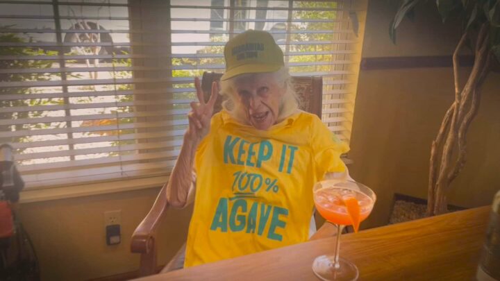 101 Year Old Women Marry Flip Enjoying Tequila