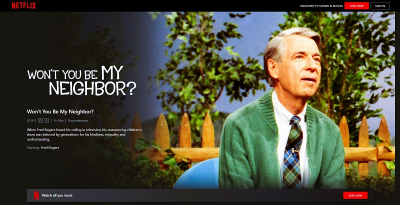 won't you be my neighbor